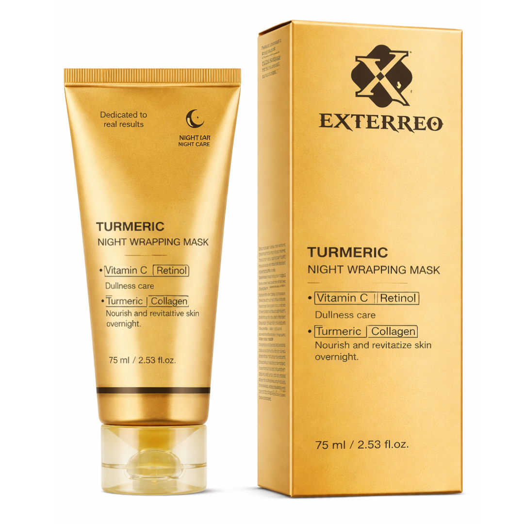 Exterreo Radiance Overnight Mask | Brightening & Hydrating Night Facial Mask (75ml)