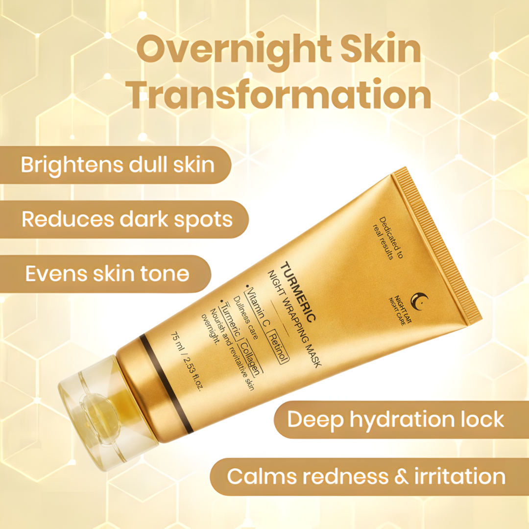 Exterreo Radiance Overnight Mask | Brightening & Hydrating Night Facial Mask (75ml)