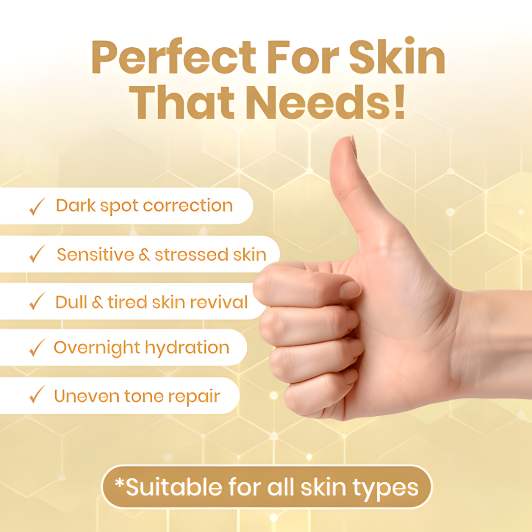 Exterreo Radiance Overnight Mask | Brightening & Hydrating Night Facial Mask (75ml)